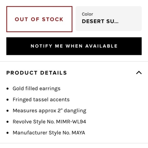 mimi & lu "Maya" Tassel Earrings - Picture 3 of 8